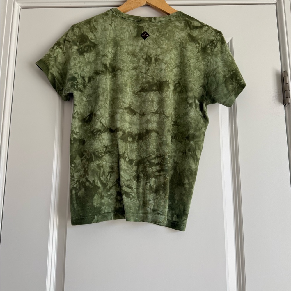 Prana Green Tie-Dye Short Sleeve Tee - Picture 4 of 4
